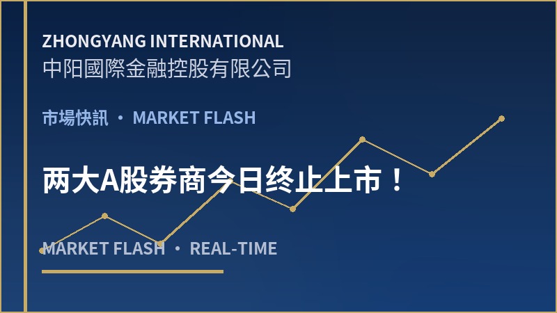 两大A股券商今日终止上市！